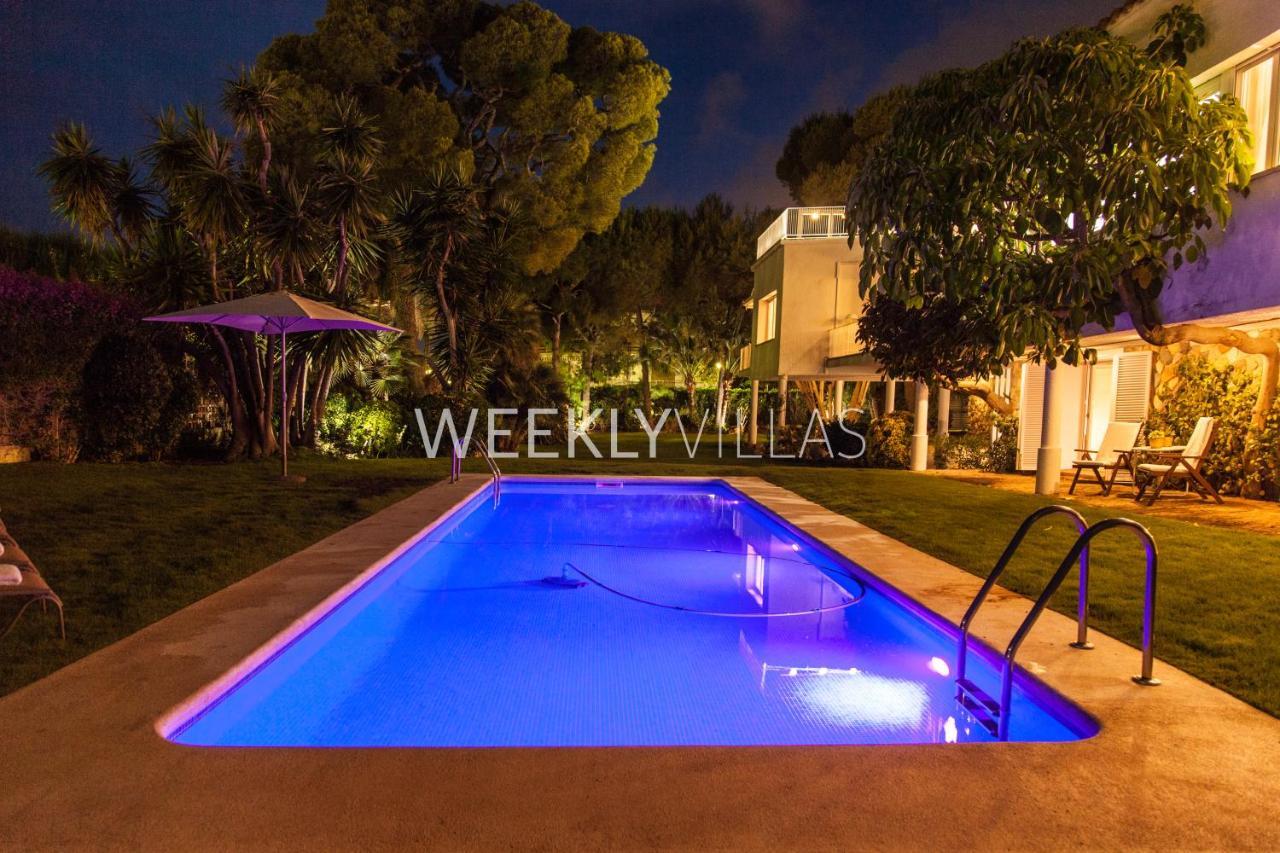Villa Sitges Tupinetti Beach At 1 Min Walk Amaizing Garden And View Center Sitges 5 Minutes Walk Exterior foto